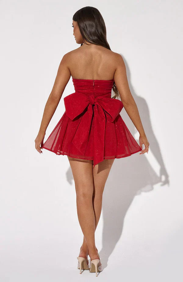 EB | Glitzer Kurzes Festkleid
