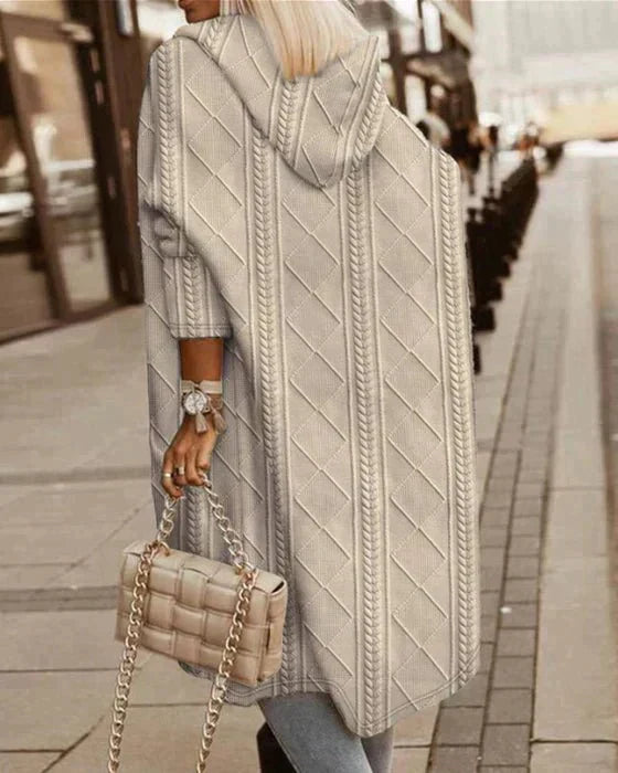 EB | Verlängerte Kapuzen-Cardigan