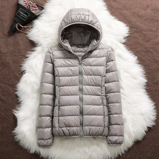 EB | Stylischer, Bunter Wintermantel Damen