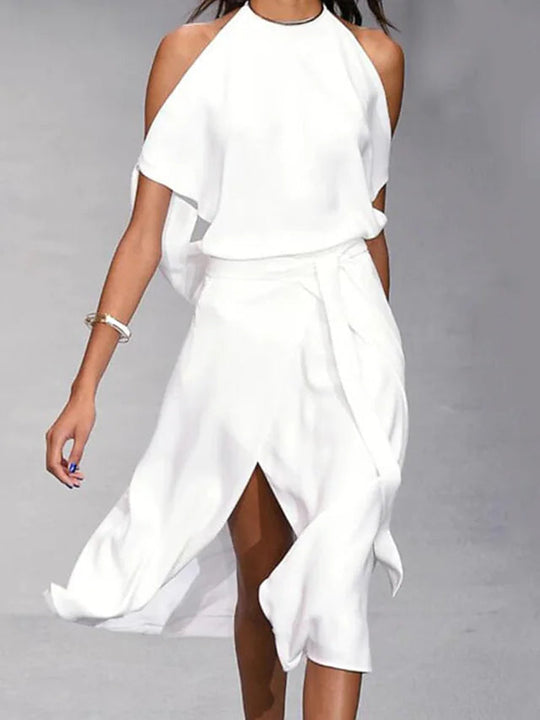 EB | Lässiges Off-Shoulder Midi-Kleid