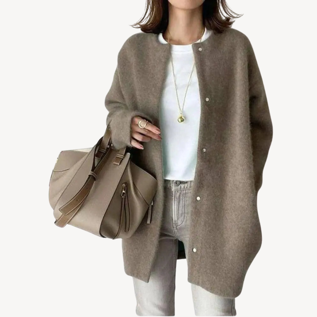 EB | Button-Down Wollcardigan für Damen