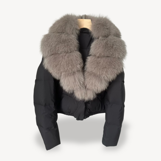 EB | Winter Pufferjacke mit Kunstfellkragen für Damen