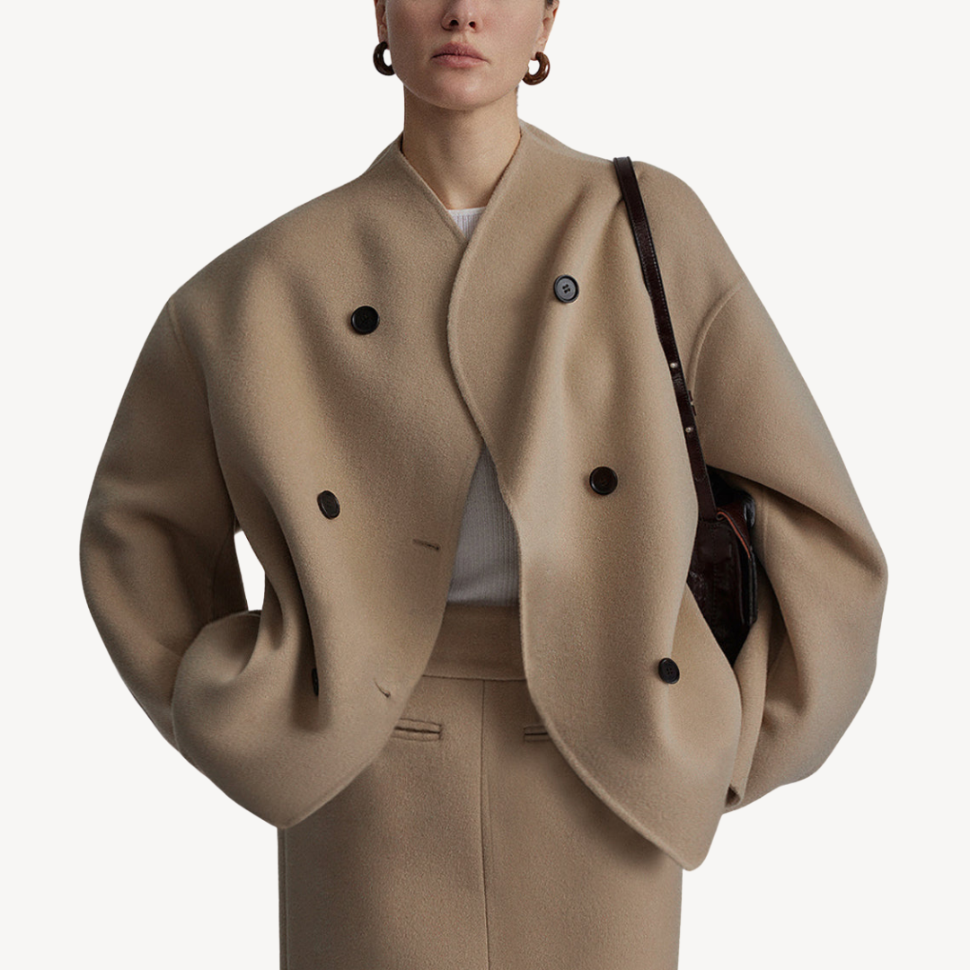 EB | Damen Doppelreiher Wollmantel