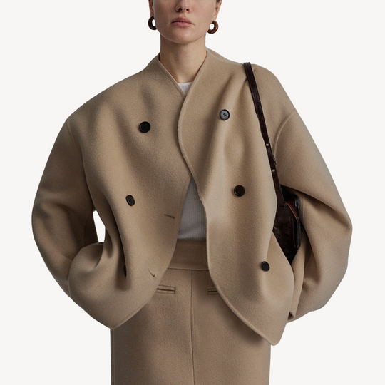 EB | Damen Doppelreiher Wollmantel