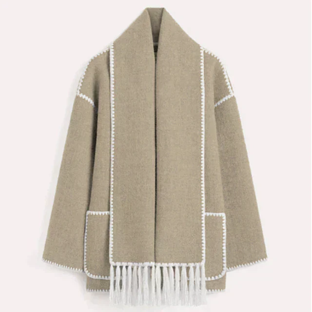 EB | Blendenjacke - elegante oversized Damenwinteroberbekleidung