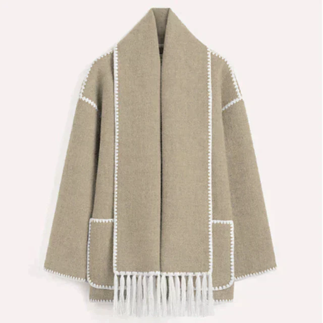 EB | Statement-Jacke mit Schal