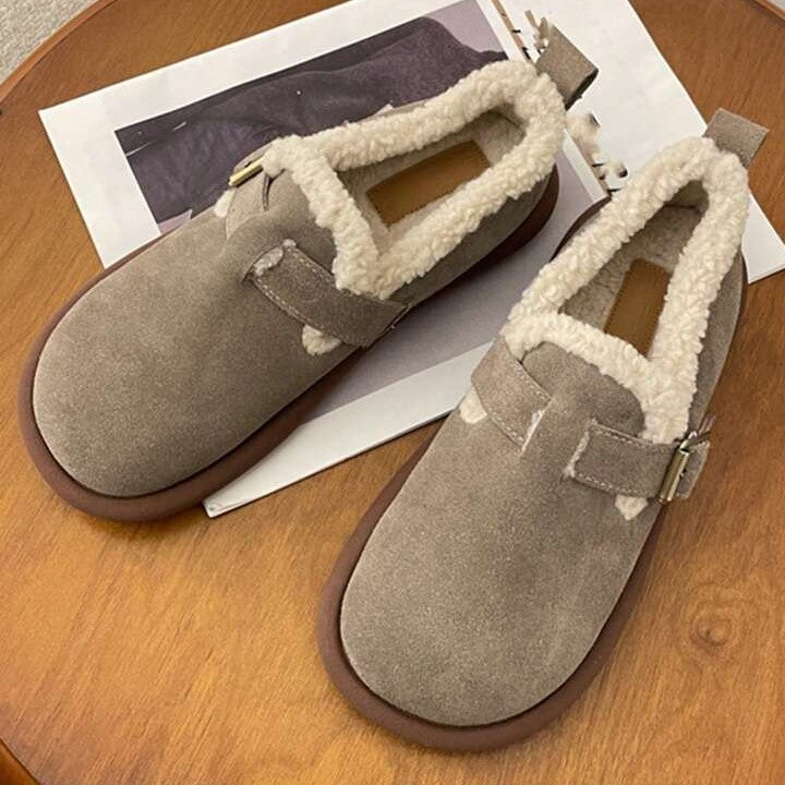 Mikaela Leder Hausschuhe | Warm & Trendy EB