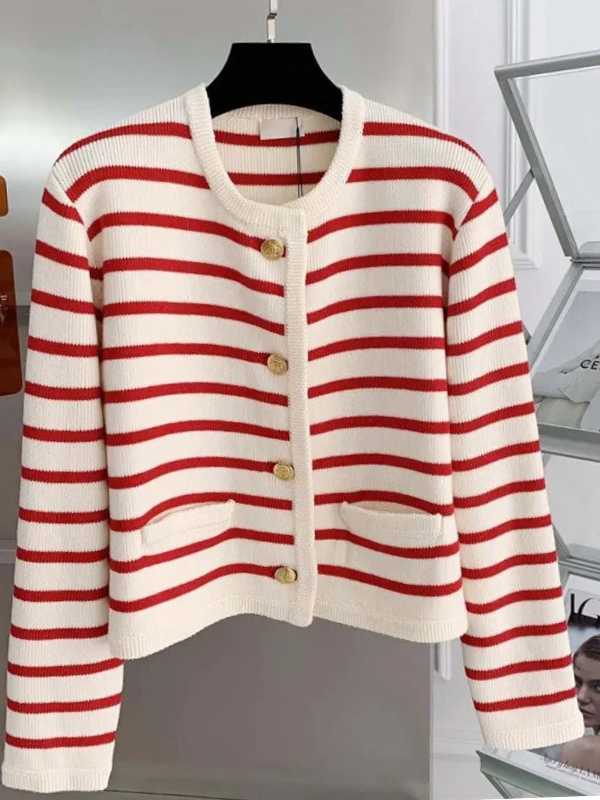 EB | Gestreiftes Jackett Glamourös & Trendy