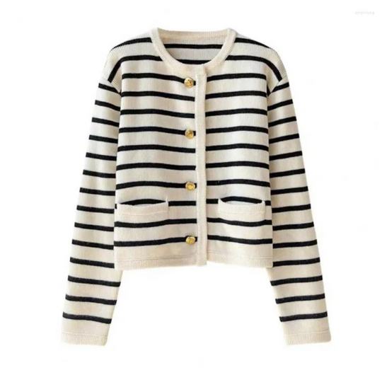 EB | Gestreiftes Jackett Glamourös & Trendy