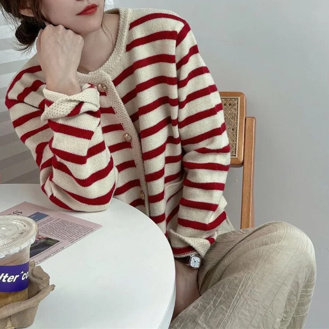 EB | Gestreiftes Jackett Glamourös & Trendy