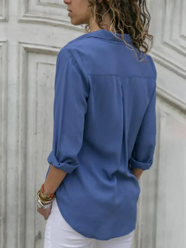 EB | Klassische Bluse für Damen Zeitlos und Vielseitig für Jeden Anlass