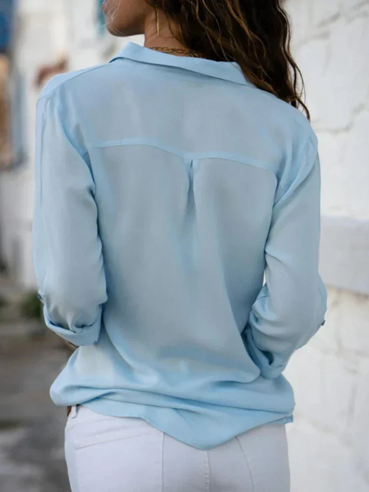 EB | Klassische Bluse für Damen Zeitlos und Vielseitig für Jeden Anlass