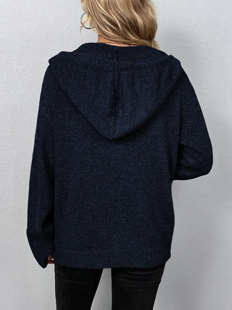 EB | Strickcardigan mit Kapuze