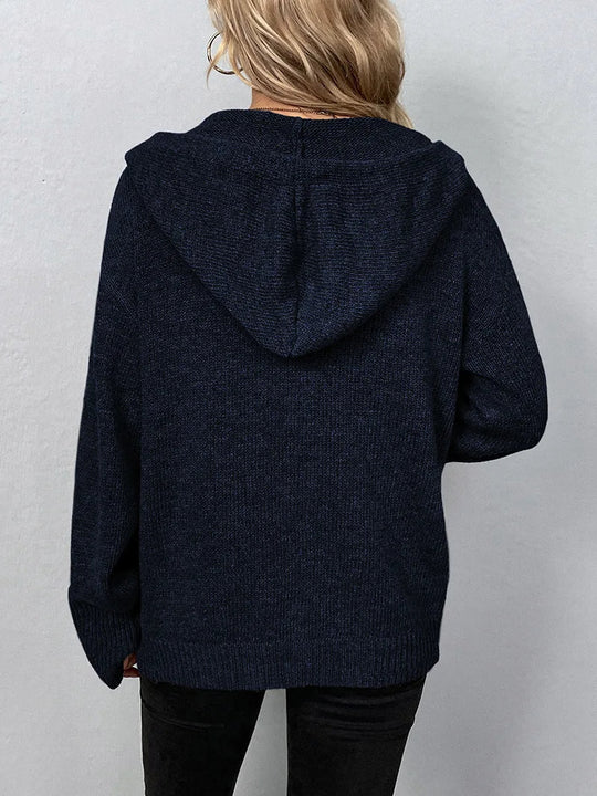 EB | Strickcardigan mit Kapuze