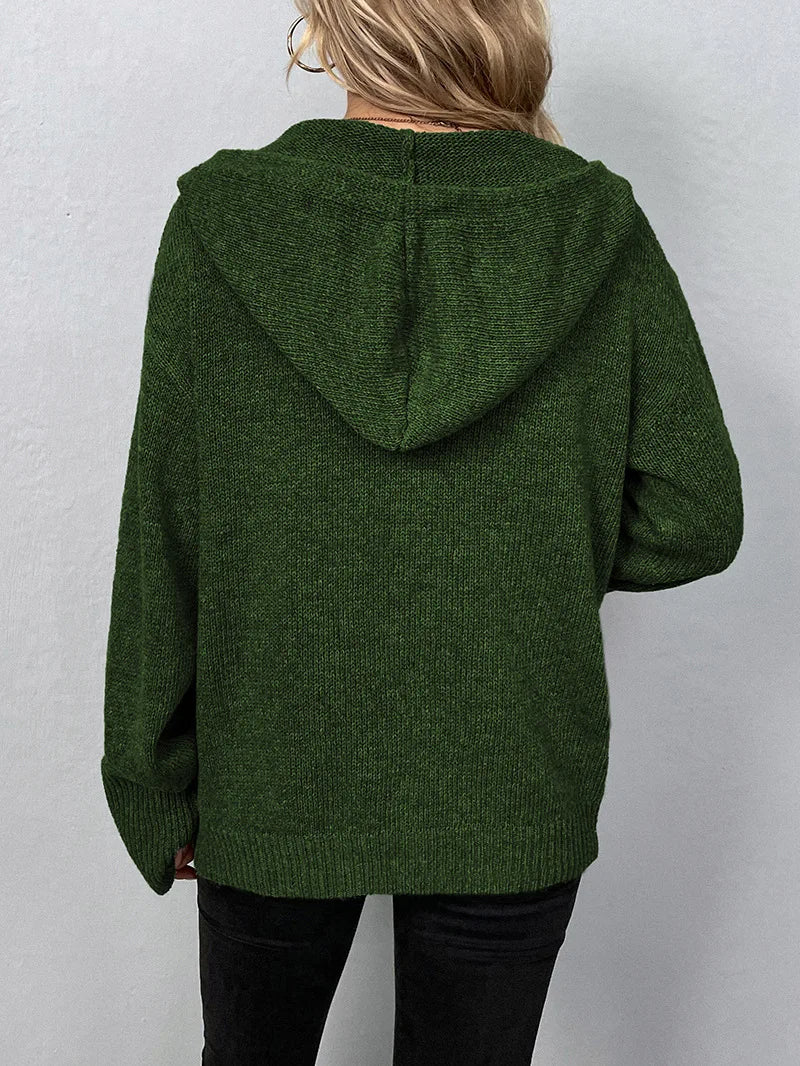 EB | Strickcardigan mit Kapuze