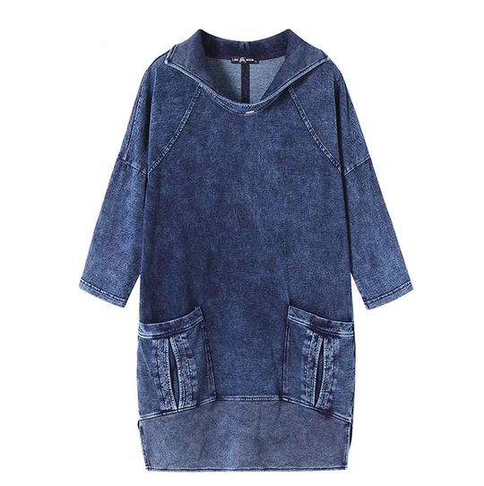 EB | Strickdenimjacke Curve Plus Size