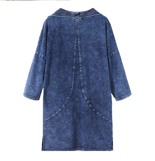 EB | Strickdenimjacke Curve Plus Size