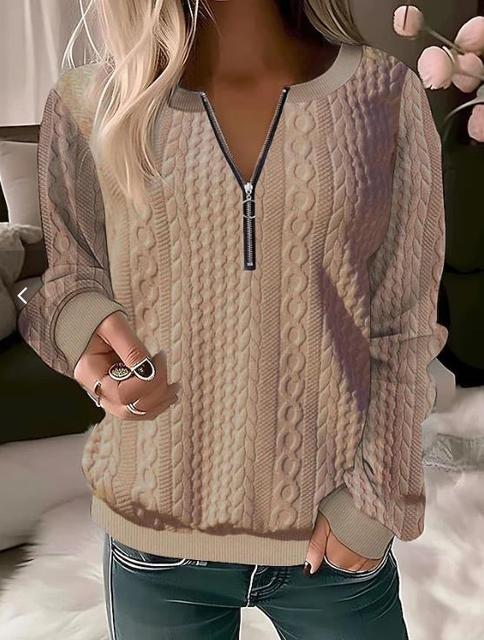 EB | Strickpullover mit Rundhalsausschnitt und Jacquard-Muster