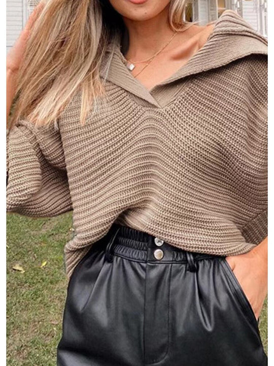EB | Strick V-Ausschnitt Pullover