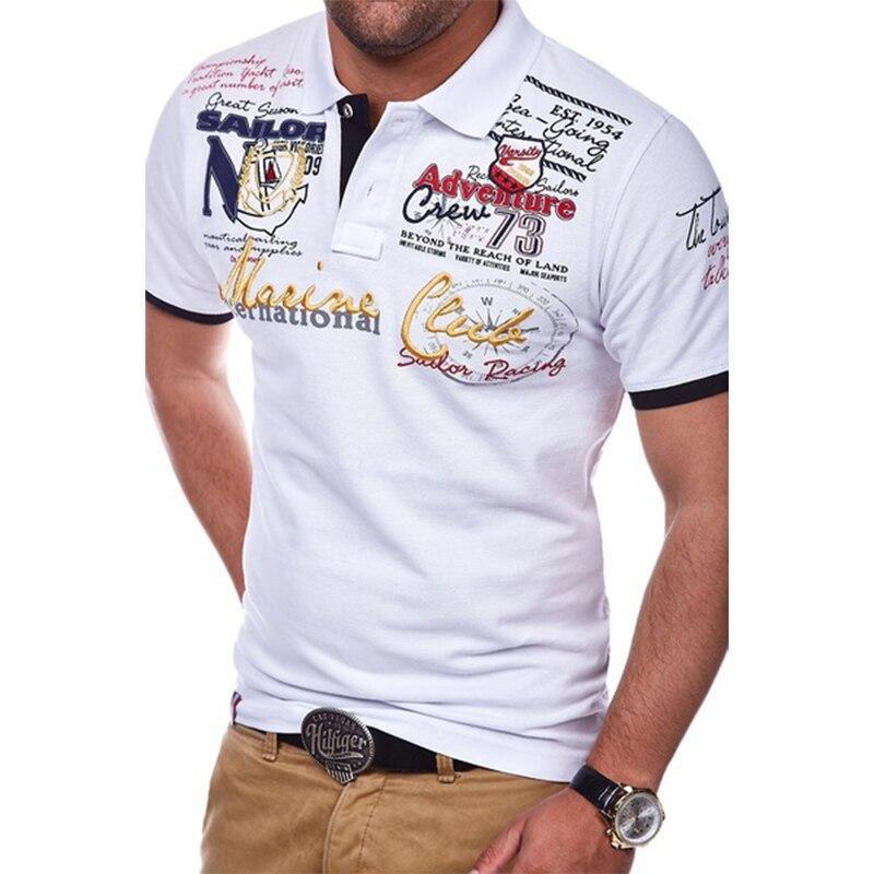 EB | Poloshirt mit Buchstaben für Herren