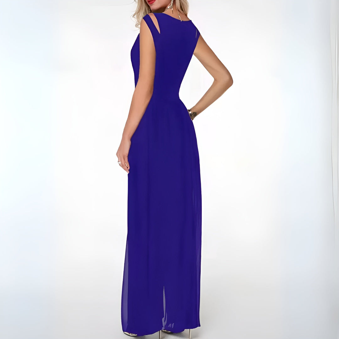 EB | Jumpsuit - Chiffon - Ohne Ärmel - Eleganter Stil für Besondere Anlässe