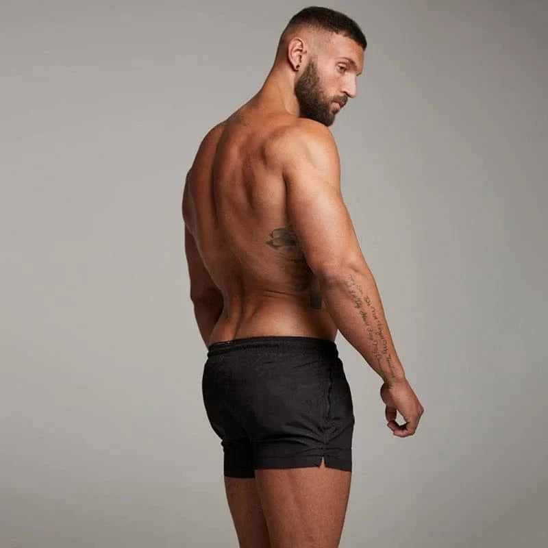 EB | Kurze Badeshorts für Männer mit Tasche