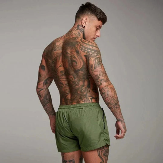 EB | Kurze Badeshorts für Männer mit Tasche