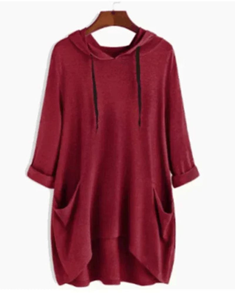 EB | Damen-Kapuzenpullover mit Taschen