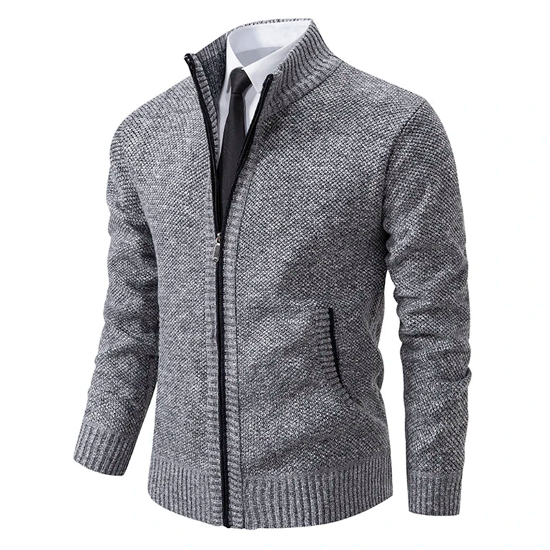 EB - Stilvolle und Bequeme Winter Fleece Jacke mit Reißverschluss für Männer