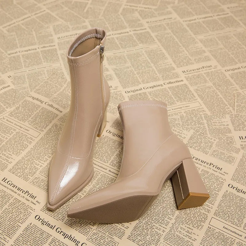 EB |  Damen-Stiefeletten mit hohem Absatz