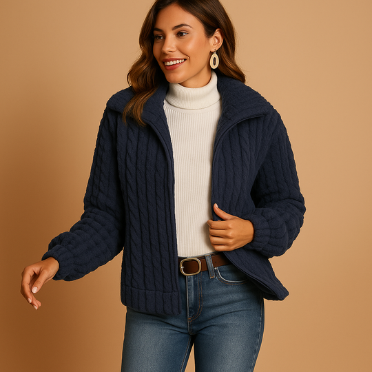 EB | Fleecejacke mit Stehkragen für Frauen Herbstkollektion Isabelle
