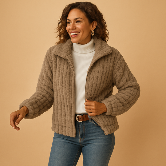 EB | Fleecejacke mit Stehkragen für Frauen Herbstkollektion Isabelle