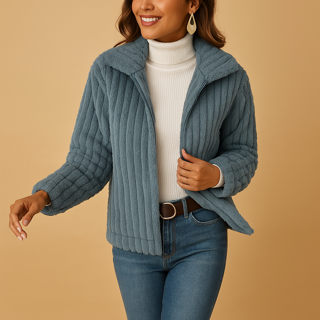 EB | Fleecejacke mit Stehkragen für Frauen Herbstkollektion Isabelle
