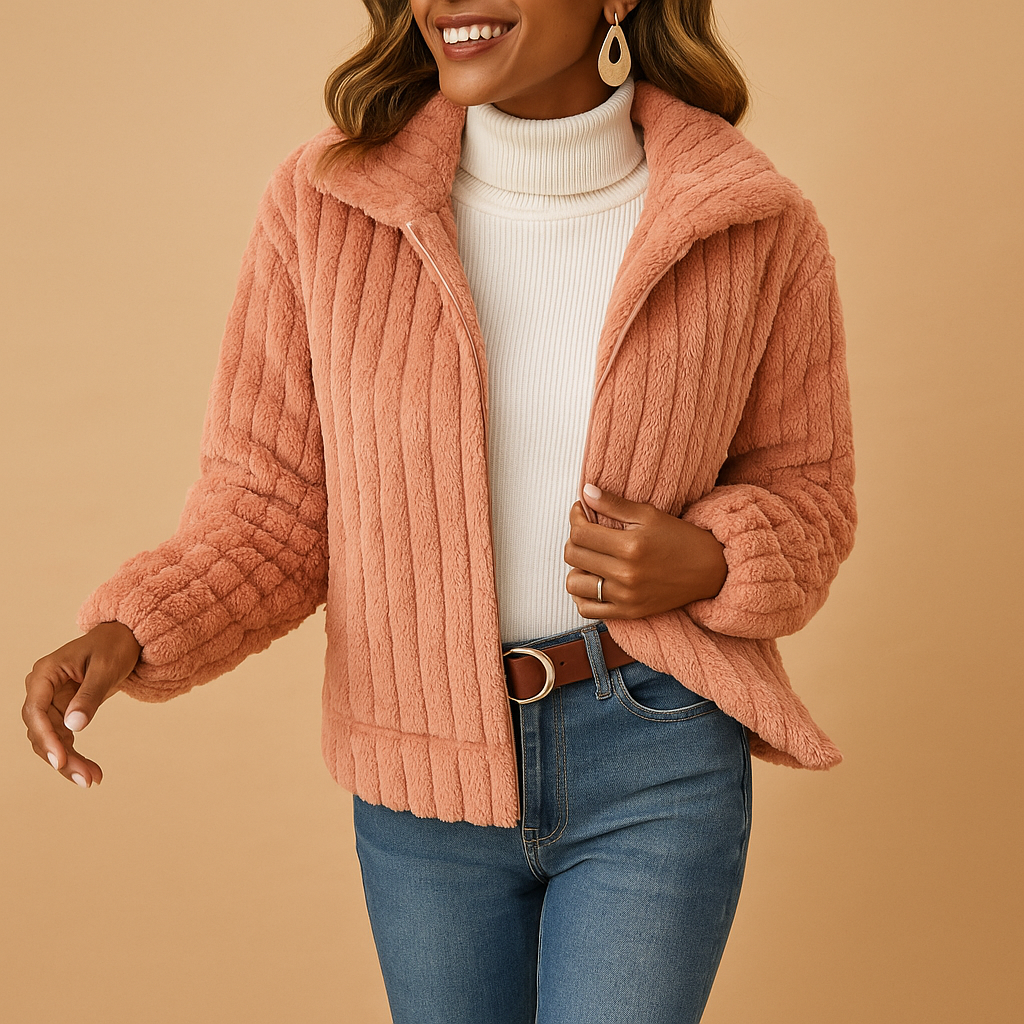 EB | Fleecejacke mit Stehkragen für Frauen Herbstkollektion Isabelle