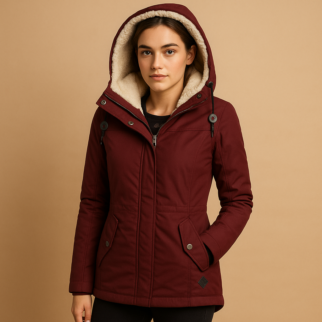 EB | Stilvolle Damen ParkA-Winterjacke mit Kapuze