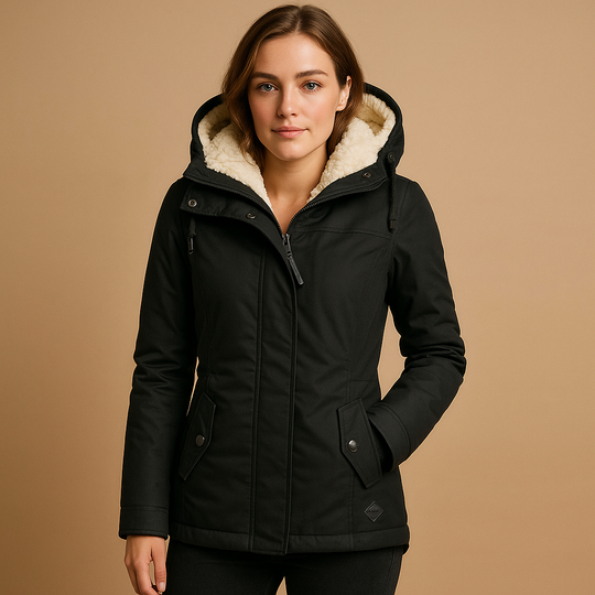 EB | Stilvolle Damen ParkA-Winterjacke mit Kapuze
