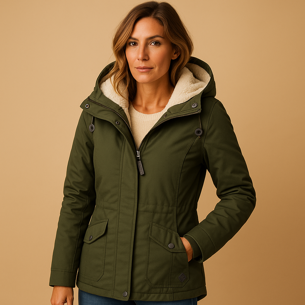 EB | Stilvolle Damen ParkA-Winterjacke mit Kapuze