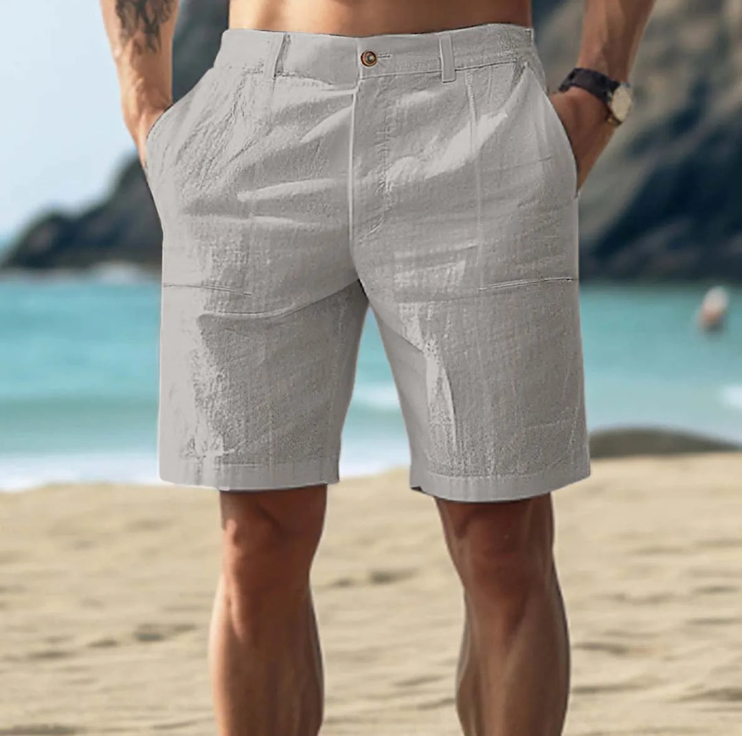 EB | Herren Leinen Shorts für Entspannte Sommertage Atmungsaktiv, Bequem & Stilvoll