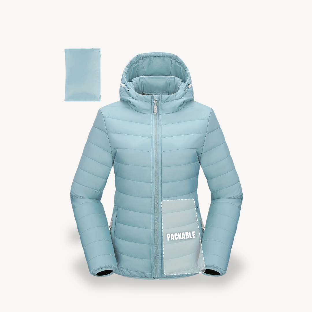 EB | Damen Packable Puffer Jacke mit Kapuze