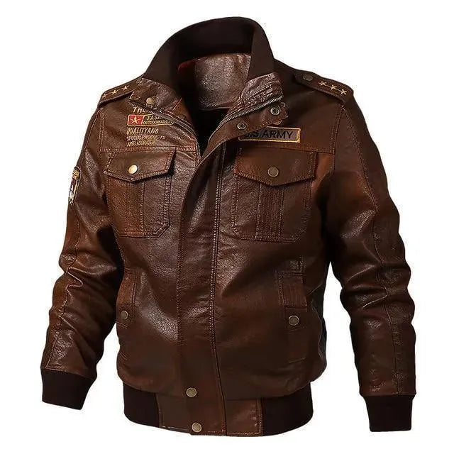 EB | Lederjacke, Herren Winterjacke, Motorradjacke