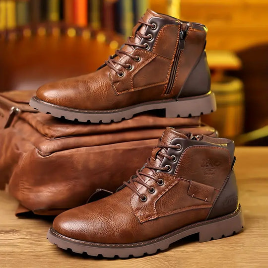 EB – Klassische Herbst Stiefel mit Reißverschluss für Männer
