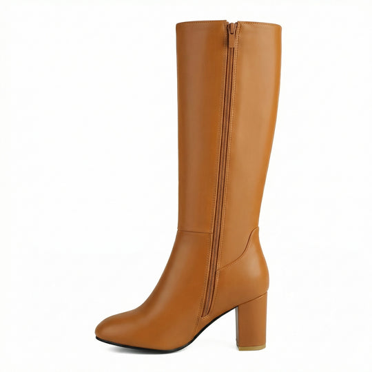 Warme Bequeme Lange Damen Schick Modische Stilvolle Stiefel EB