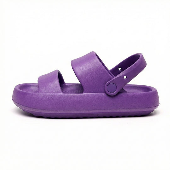 EB | Orthopädische Sandalen Comfort Plus Pantoletten mit Doppelriemen Gepolsterte, Lässige Slip-On-Sandalen