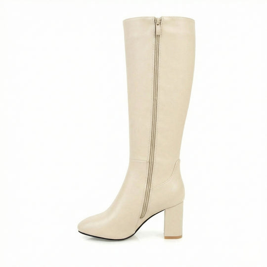 Warme Bequeme Lange Damen Schick Modische Stilvolle Stiefel EB