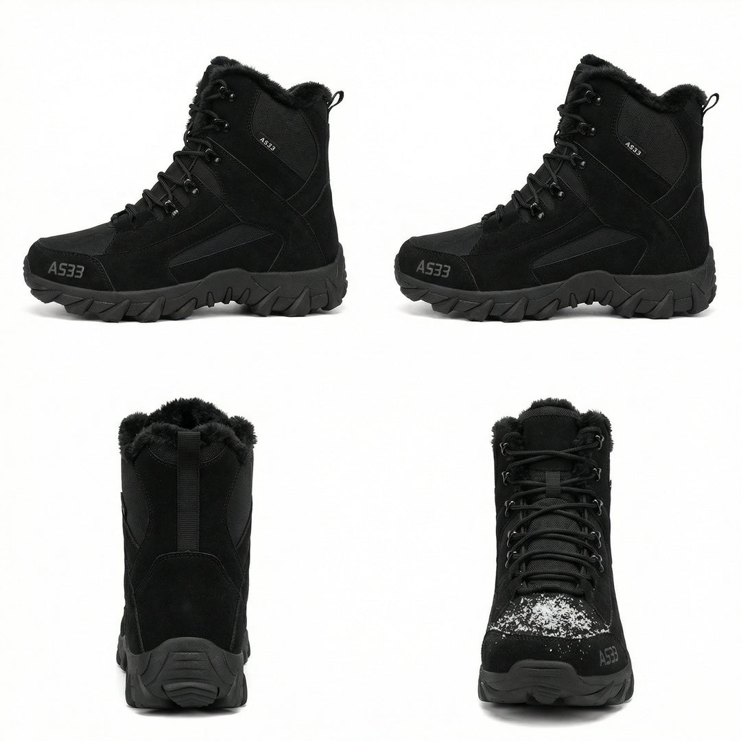 Herren Winter-Wanderstiefel mit isolierendem Futter und rutschfester Sohle EB