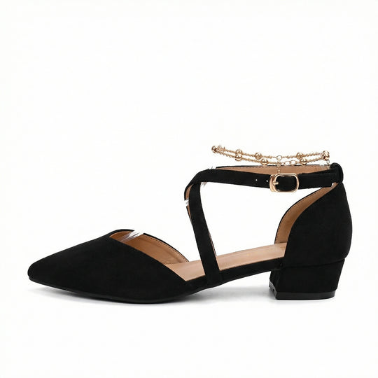EB | Modische Flache Sandalen mit Spitzer Spitze