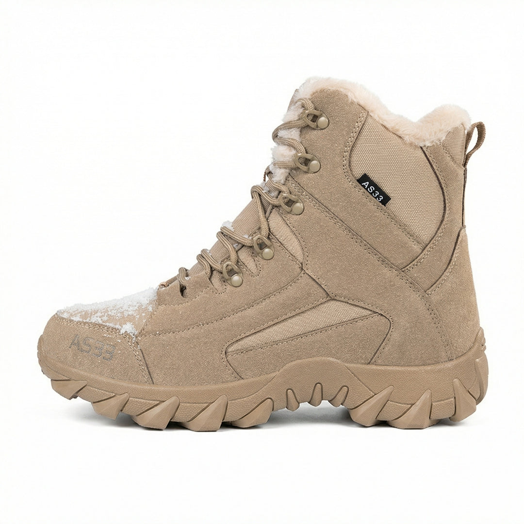 Herren wetterfeste Winterstiefel mit isolierender Fütterung und rutschfester Sohle EB