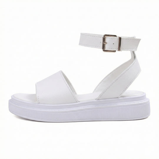 Damen Komfortable Sandalen mit verstellbarem Knöchelriemen EB
