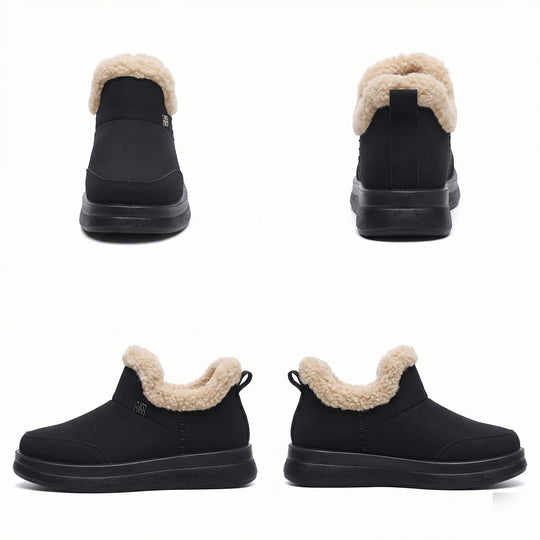 Damen Lammfell gefütterte Winterstiefel EB
