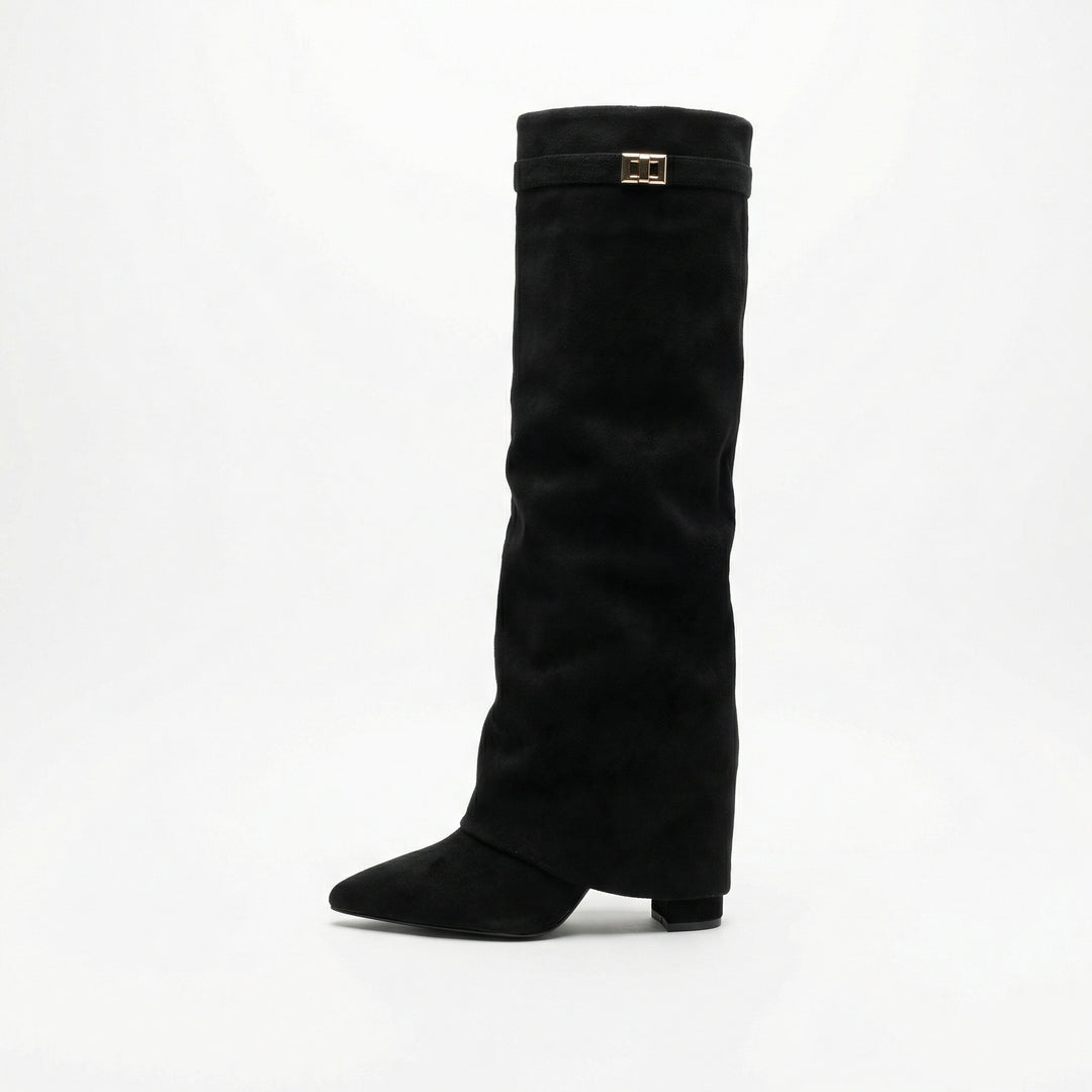 Wildlederstiefel Für Damen EB